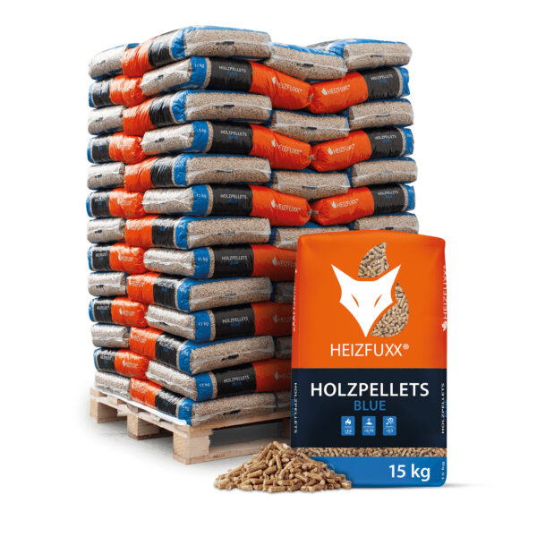 Holzpellets Heizfuxx Blue 65 x 15 kg
