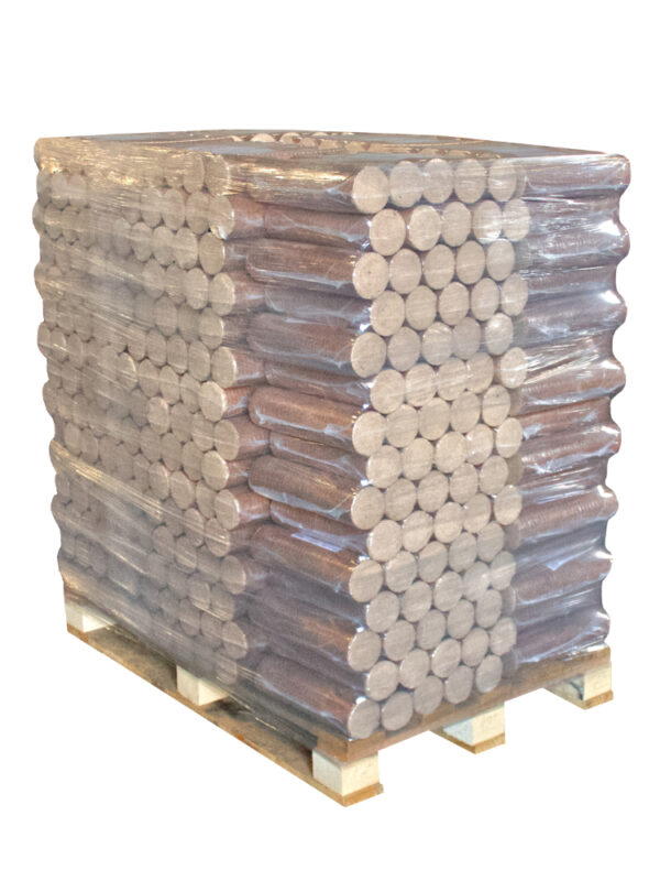 A. Reiter Hartholzbriketts Buche / Eiche rund in Folie – Palette 960 kg – Bild 5