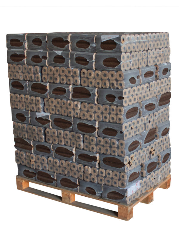 Holzbriketts Pini Kay 8-eckig – 960kg-Palette